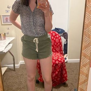 Green shorts